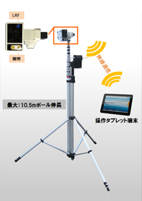 橋梁点検ロボットカメラ